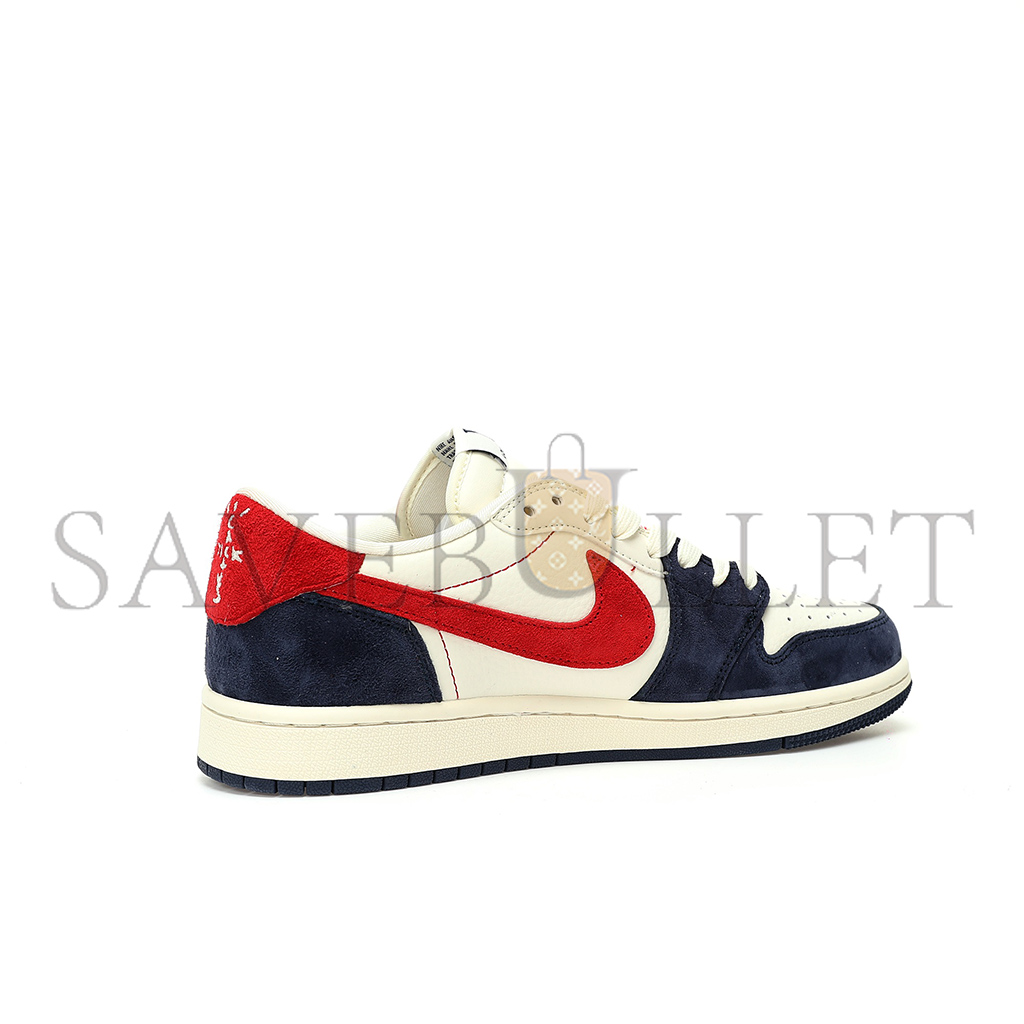 NIKE AIR JORDAN 1 LOW OG SP BEIGE NAVY RED LV YQ2088-670