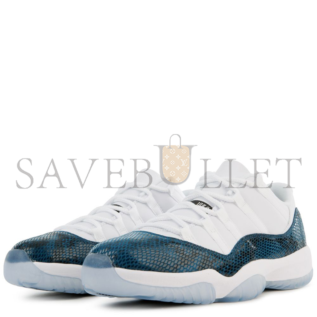 NIKE AIR JORDAN 11 RETRO LOW NAVY SNAKESKIN CD6846-102