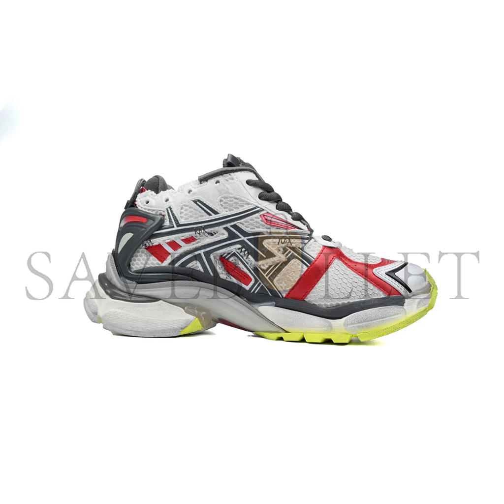 BALENCIAGA RUNNER BLACK WHITE RED NEON YELLOW 677402W3RB29167