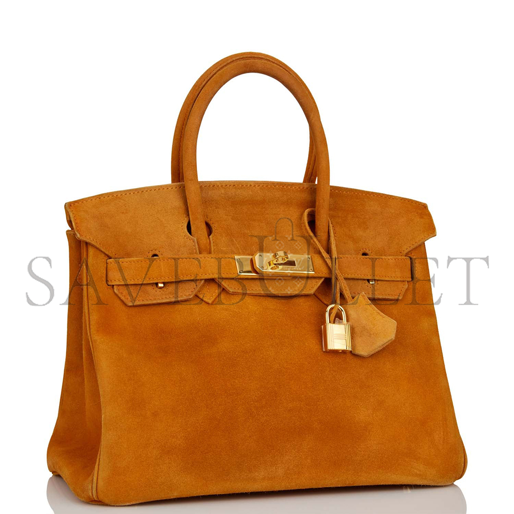 HERMES BIRKIN 30 POTIRON DOBLIS GOLD HARDWARE BAG 5282117423 (30*22*16cm)