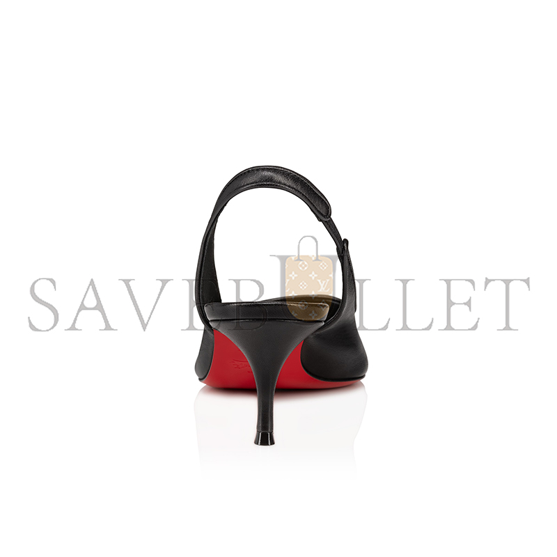 CHRISTIAN LOUBOUTIN SPORTY KATE SLING55 MM SLINGBACK PUMPS-NAPPA LEATHER-BLACK-WOMEN 3240004B439