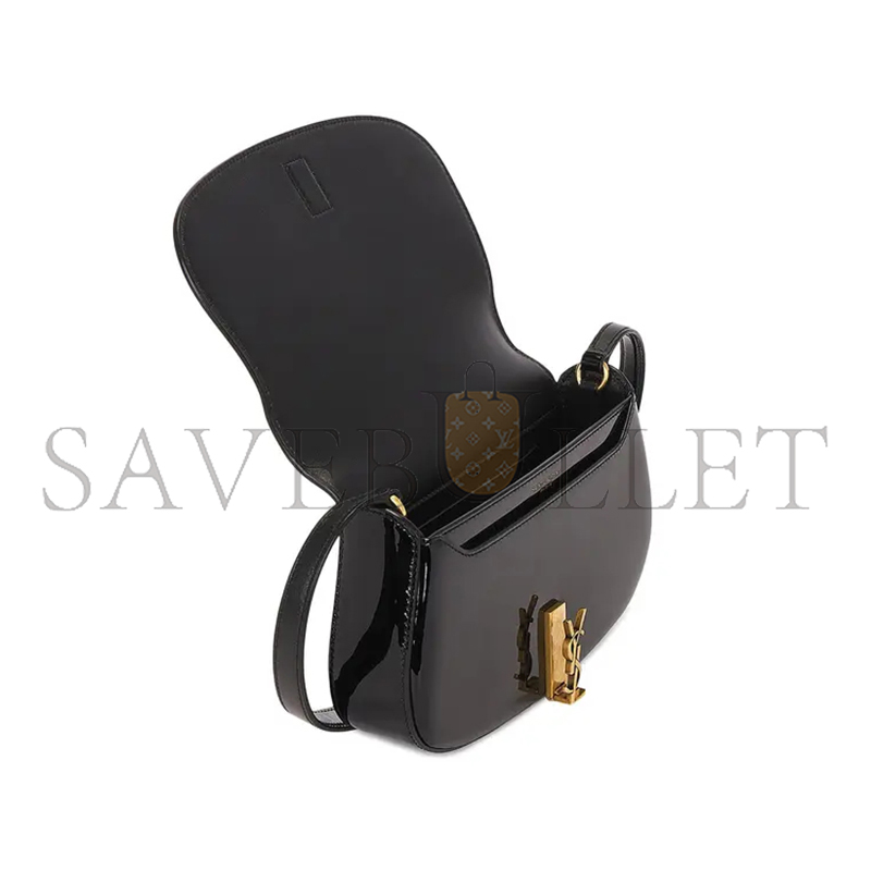 YSL MINI VOLTAIRE IN PATENT LEATHER 779642465983615 (20.5*12.5*4.5cm)