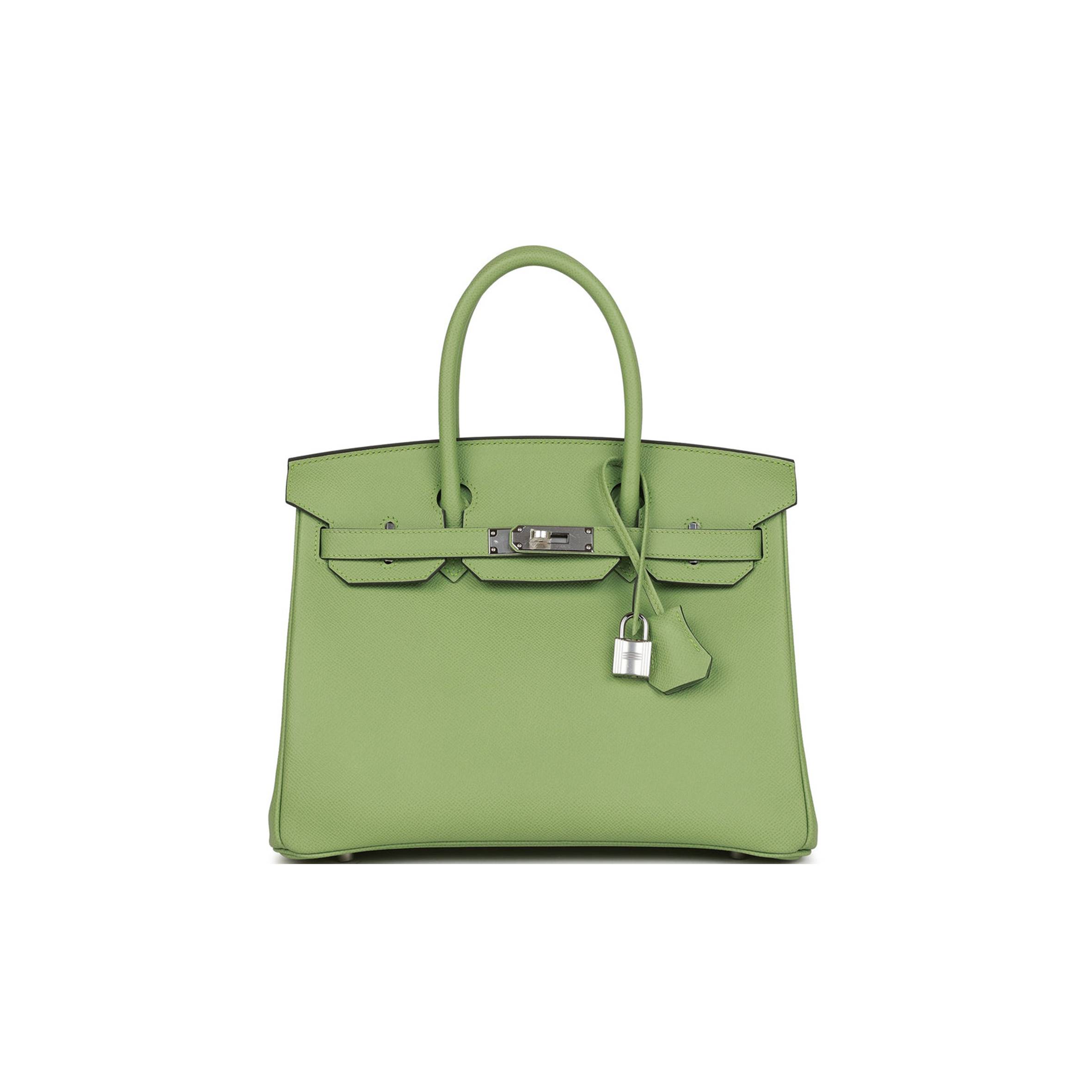 HERMES BIRKIN 30 VERT CRIQUET EPSOM PALLADIUM HARDWARE (30cm)