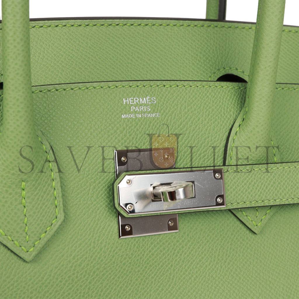 HERMES BIRKIN 30 VERT CRIQUET EPSOM PALLADIUM HARDWARE (30cm)