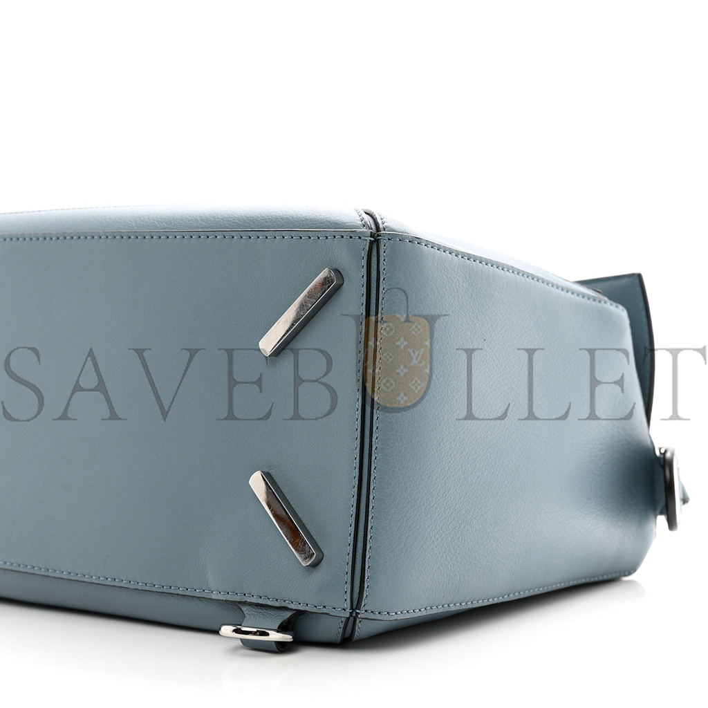 LOEWE CALFSKIN MEDIUM PUZZLE BAG STONE BLUE (29*19.5*14cm)