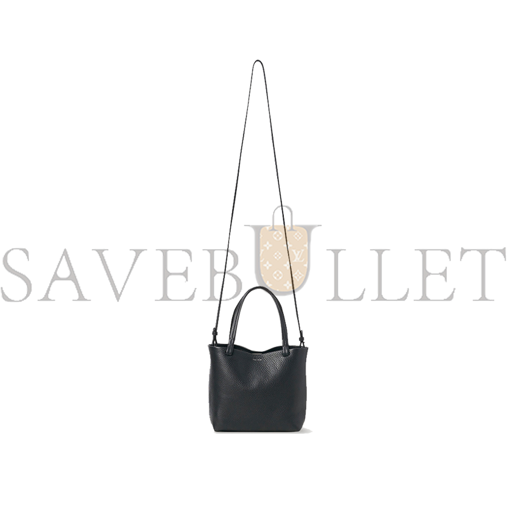 THE ROW SMALL PARK TOTE BAG IN LEATHER BLACK W1199L129BLPL (18*29*10cm)