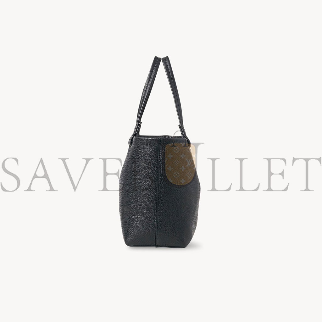 THE ROW SMALL PARK TOTE BAG IN LEATHER BLACK W1199L129BLPL (18*29*10cm)