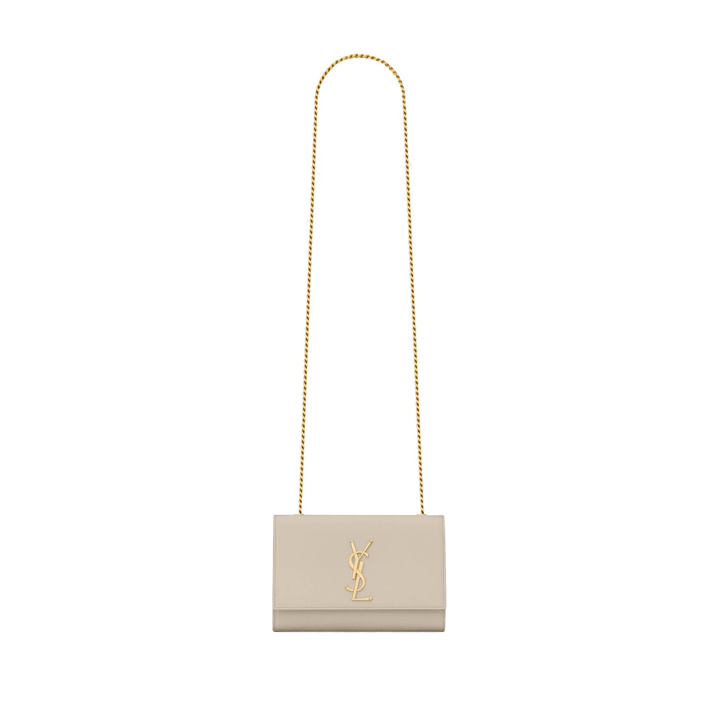 YSL KATE SMALL CHAIN BAG IN GRAIN DE POUDRE EMBOSSED LEATHER 469390BOW0J9207 (29*20*7.5cm)